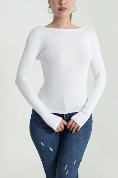 Ekru Buzzy Kadın Bluz 484386