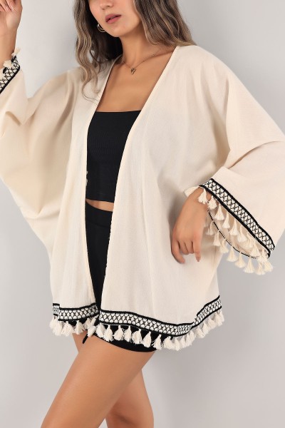 ekru-dantelli-keten-kimono-hirka-124771