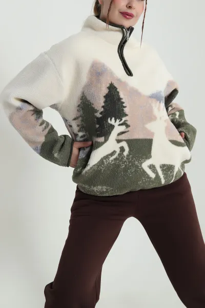 ekru-desenli-uzun-kollu-teddy-kadin-sweat-482457