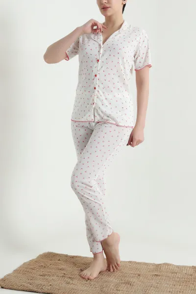 ekru-dugmeli-kisa-kollu-kadin-pijama-takimi-454586