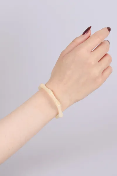 ekru-kemik-gorunumlu-lastikli-unisex-bileklik-460530