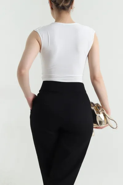Ekru Tokalı Sandy Kadın Bluz 453284