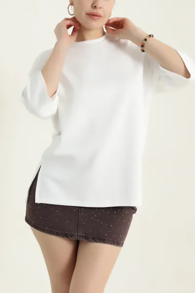 ekru-yani-yirtmacli-oysho-kadin-tisort-435503
