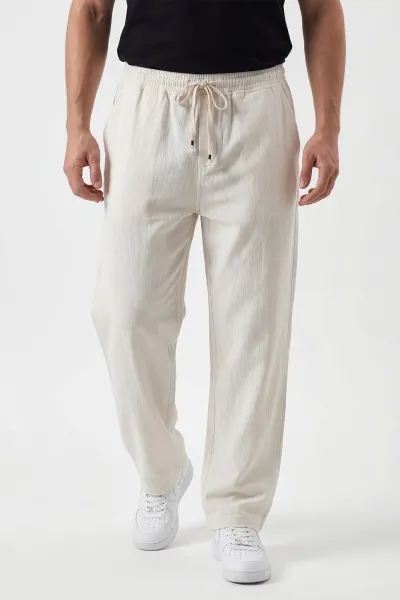 ekru-yeni-sezon-baggy-belden-baglamali-erkek-pantolon-442265