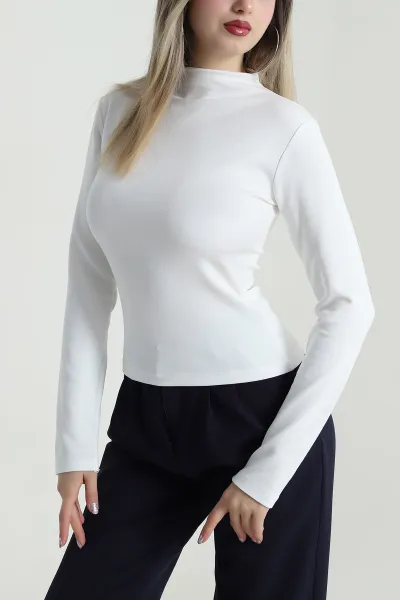 Ekru Yeni Sezon Kadın Bluz 489605