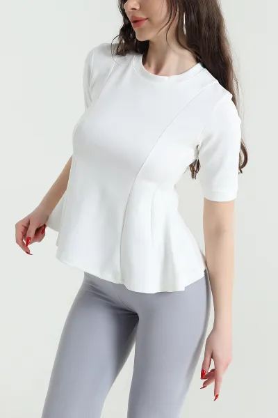 Ekru Yeni Sezon Modal Kadın Bluz 444404