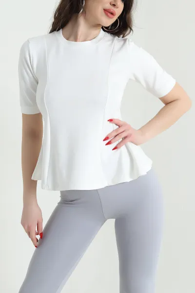Ekru Yeni Sezon Modal Kadın Bluz 444404