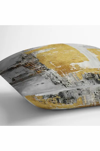 43x43 Dijital Baskılı Fermuarlı Modern Kırlent Kılıfı 308774