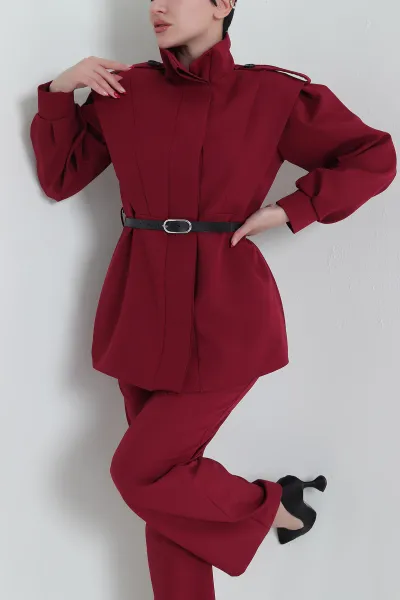 Eyfel Double Pantolon Ceket Kadın İkili Takım 430989