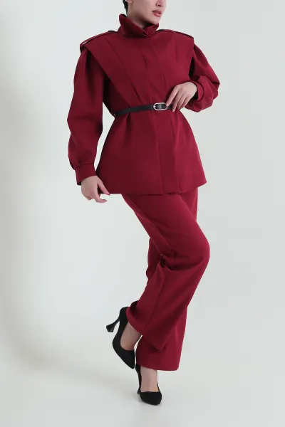 Eyfel Double Pantolon Ceket Kadın İkili Takım 430989