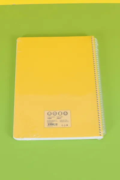 Faber-Castell 120YP. Çizgisiz PP Kapak. Spiralli Defter 295824