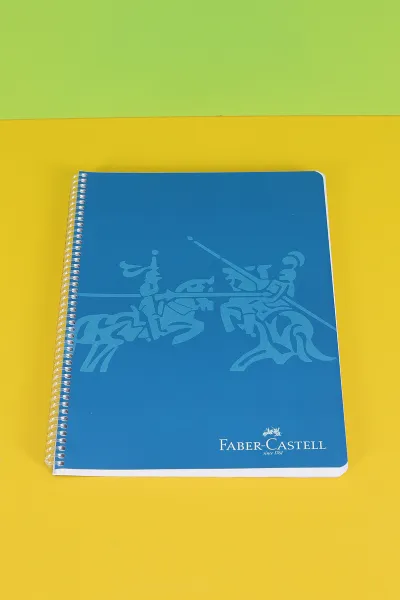 Faber-Castell Classic Renkler 120YP. Çizgisiz Spiralli PP Kapak Defter 295852