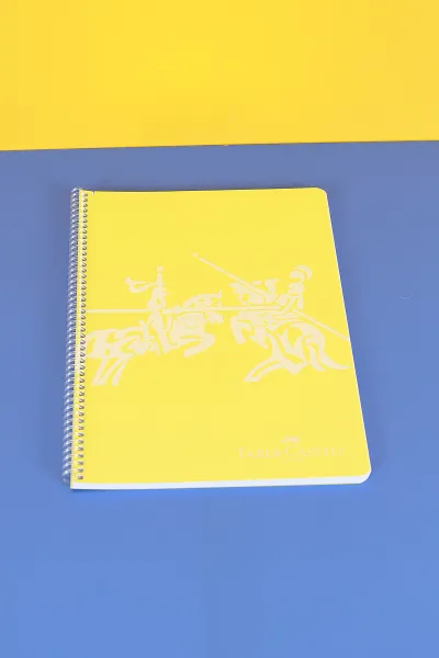 faber-castell-knights-neon-80yp-cizgisiz-spiralli-pp-kapak-defter-295840