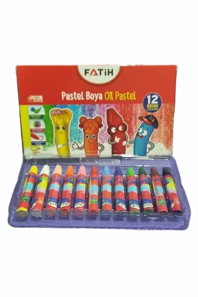 Fatih 12 Renk Pastel Boya 274068