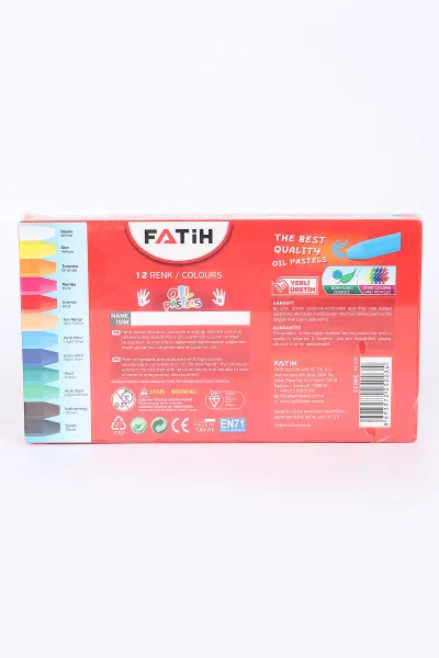 Fatih 12 Renk Pastel Boya 274068