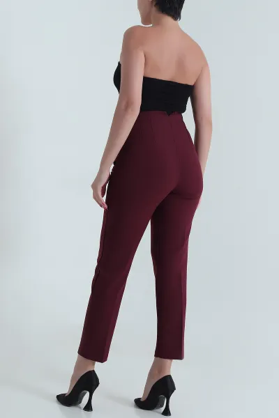 Fileto Cepli Dabıl Kadın Pantolon 475506