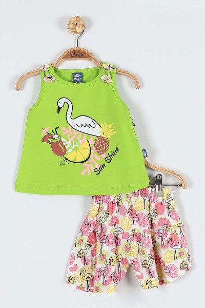 fistik-yesili-9-24-ay-flamingo-cicek-baskili-omuz-fiyonk-detayli-sortlu-kiz-bebe-takim-182601
