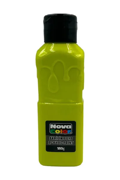 Fıstık Yeşili Novacolor Akrilik Boya 180 Gr 387520
