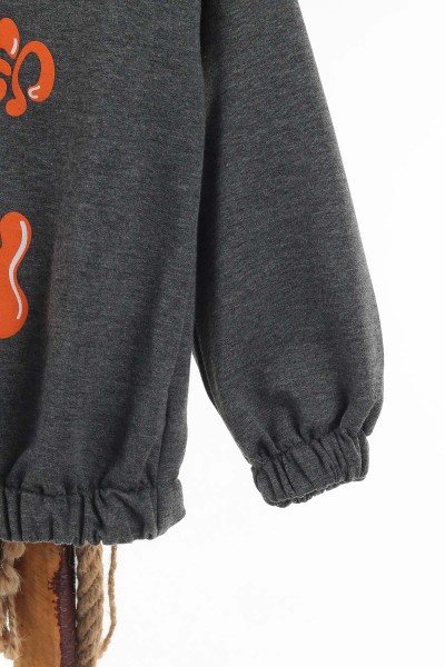 Füme (2-6 Yaş) Good Vibes Çiçek Baskılı İki İp Kız Çocuk Takım 138402