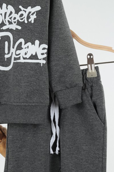 Füme (2-6 yaş) Street Game Baskılı Erkek Çocuk Takım 136884