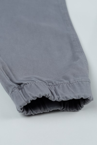 Füme (8-12 Yaş) Baskılı Bel Paça Lastikli Erkek Çocuk Pantolon 94481