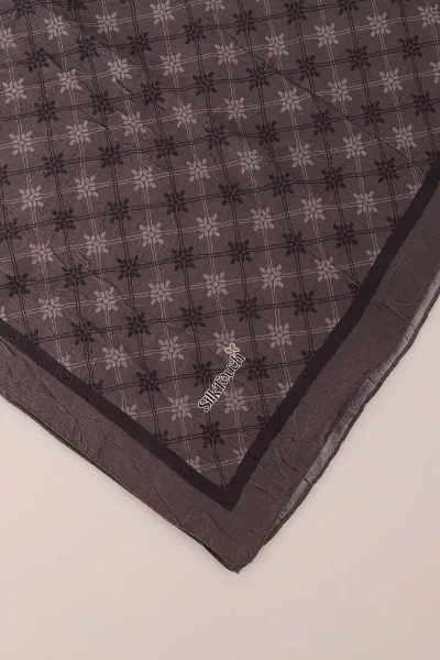 Füme 98X98 Cm Desenli Dijital Kraş Eşarp 444471