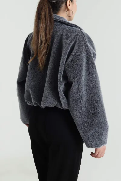 Füme Bassic Bomber Fox Kadın Mont 484228