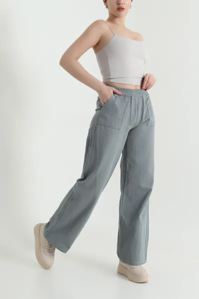 fume-beli-lastikli-kadin-gabardin-pantolon-437769