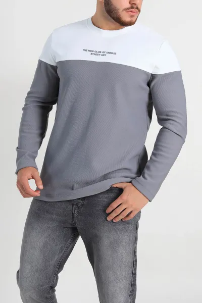 fume-beyaz-regular-fit-kabartma-baskili-erkek-sweatshirt-305871