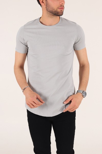 Füme Sırt Dikişli Erkek Tişört 180283