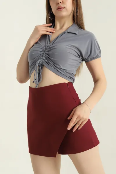 Füme Büzgülü Sandy Kadın Bluz 347018