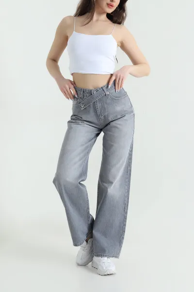 Füme Cepli Kadın Kot Pantolon 446247