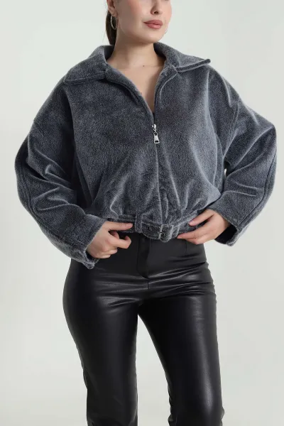 Füme Fox Bomber Kadın Mont 483985
