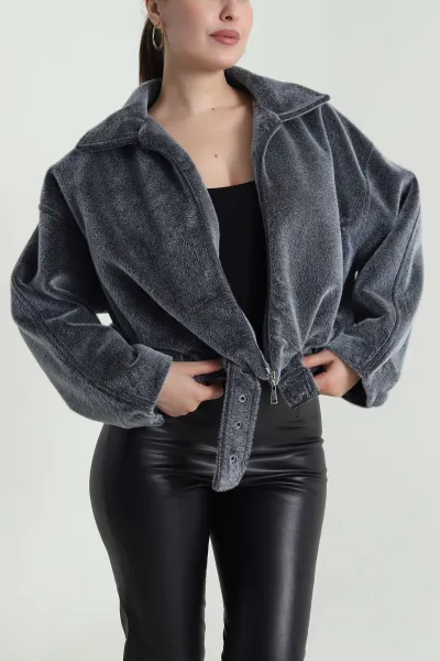 Füme Fox Bomber Kadın Mont 483985