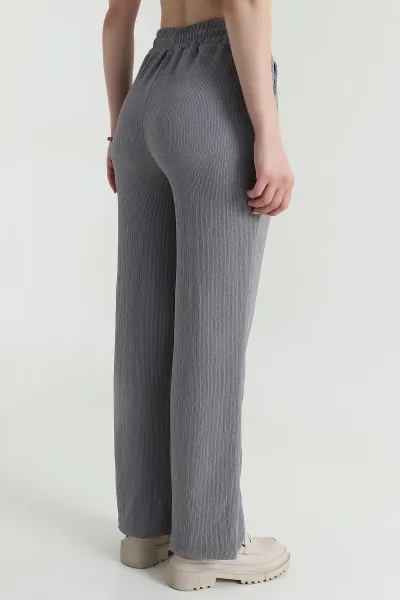 Füme Palazzo Bürümcük Kadın Pantolon 470702