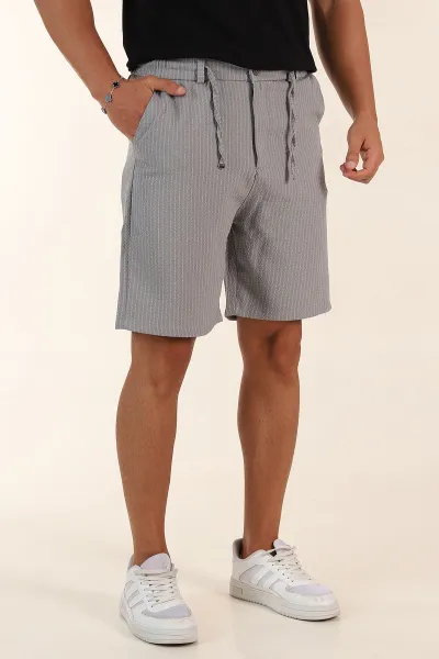 fume-regular-fit-cizgili-erkek-sort-385198