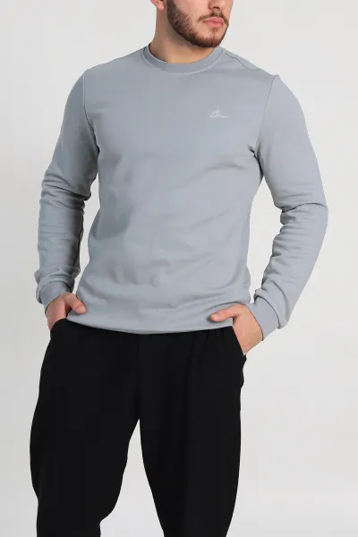 fume-regular-fit-interlok-kumas-pike-doku-basic-erkek-sweatshirt-305433