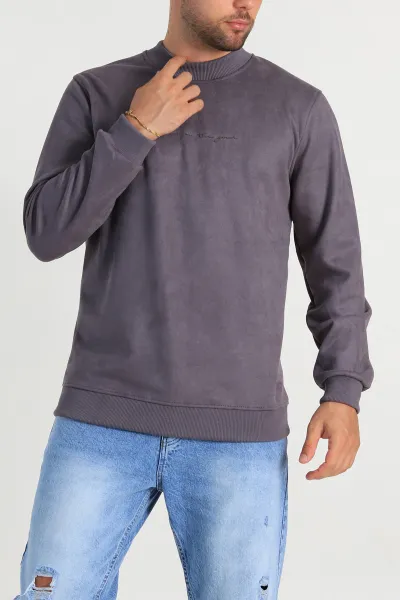 fume-regular-fit-suet-kabartma-yazi-detayli-erkek-sweatshirt-305901