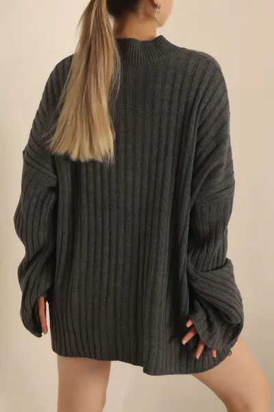 Füme Triko Kazak Tunik 239786