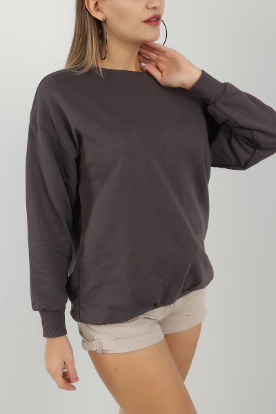 Füme Üç İp Bayan Sweat 144915