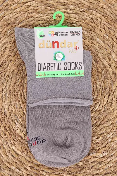 Füme Unisex Dört Mevsim Diyabetik Bambu Konç Çorap (36-40) 477038
