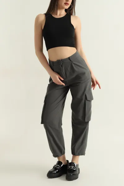 fume-yagmur-gabardin-kadin-kargo-pantolon-361374