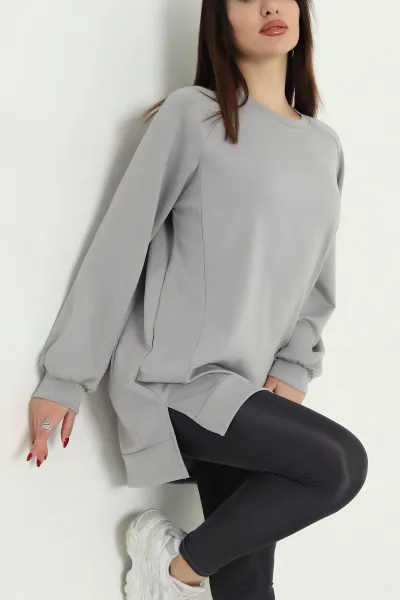 Füme Yanları Parçalı Oysho Tunik 339077