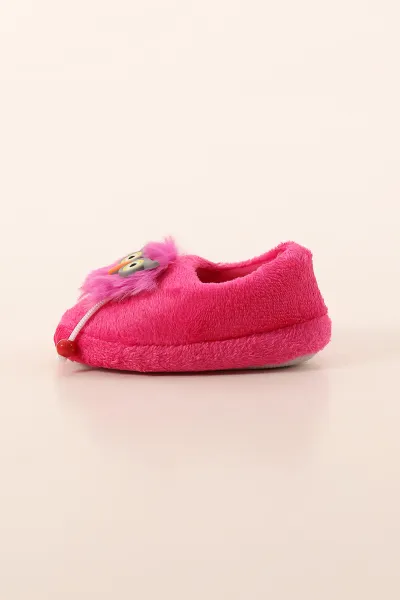 Fuşya ( 21 - 24 ) Peluş Figürlü Kız Bebek Panduf 395391