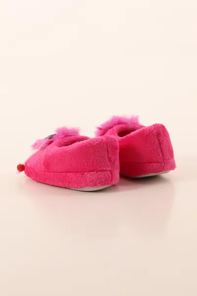 Fuşya ( 21 - 24 ) Peluş Figürlü Kız Bebek Panduf 395391