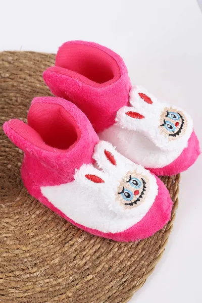 Fuşya ( 21 - 24 ) Peluş Figürlü Kız Bebek Panduf 419873