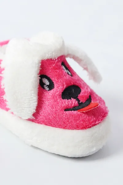 Fuşya ( 21 - 24 ) Peluş Figürlü Kız Bebek Panduf 494638