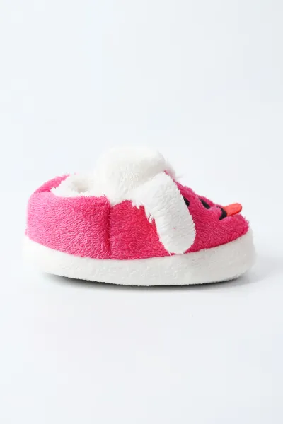 Fuşya ( 21 - 24 ) Peluş Figürlü Kız Bebek Panduf 494638
