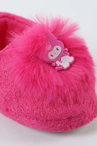 Fuşya ( 21 - 24 ) Peluş Figürlü Kız Bebek Panduf 495173