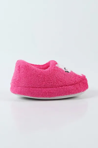 Fuşya ( 21 - 24 ) Peluş Figürlü Kız Bebek Panduf 500318